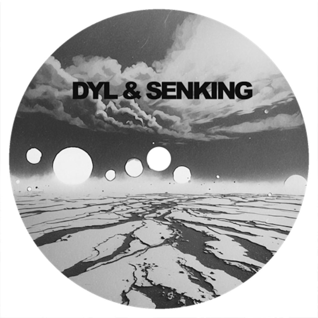 DYL & Senking — Diving Saucer Attack release artwork