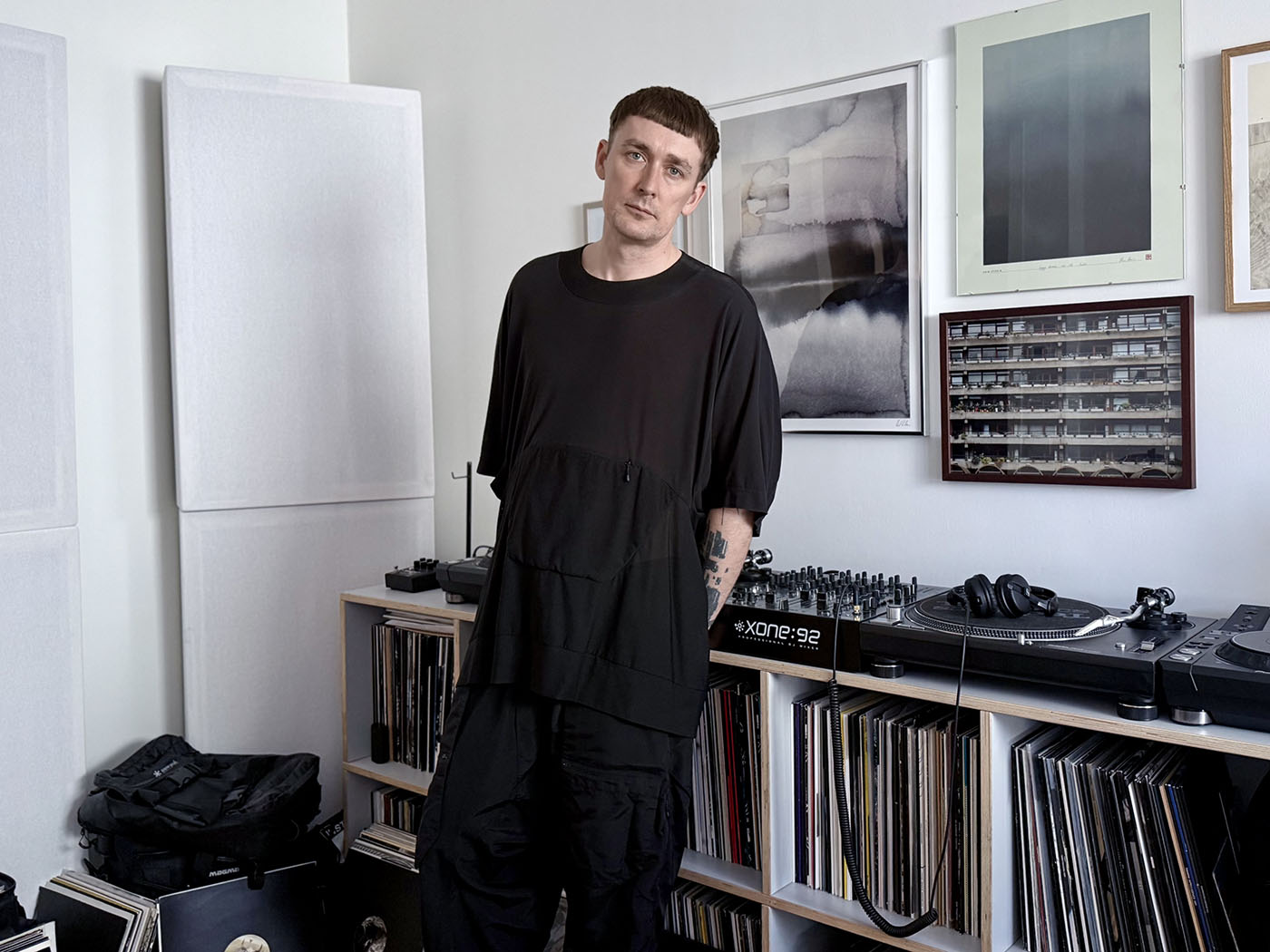 Swarm Intelligence in his Berlin studio