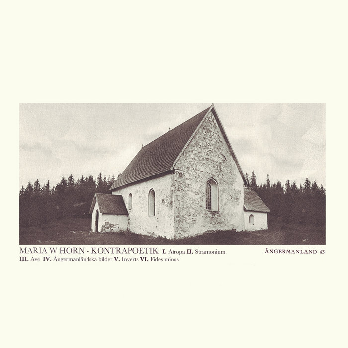 Maria W Horn — Kontrapoetik release artwork