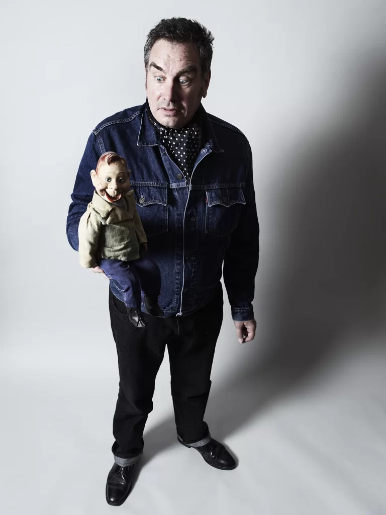 Mark Stewart, portrait by Chiara Meattelli and Dominic Lee.