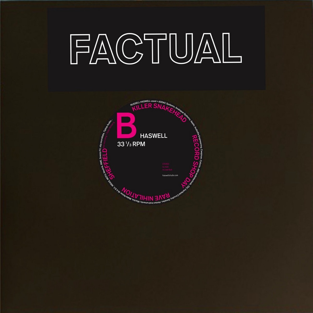 Russell Haswell — FACTUAL release artwork