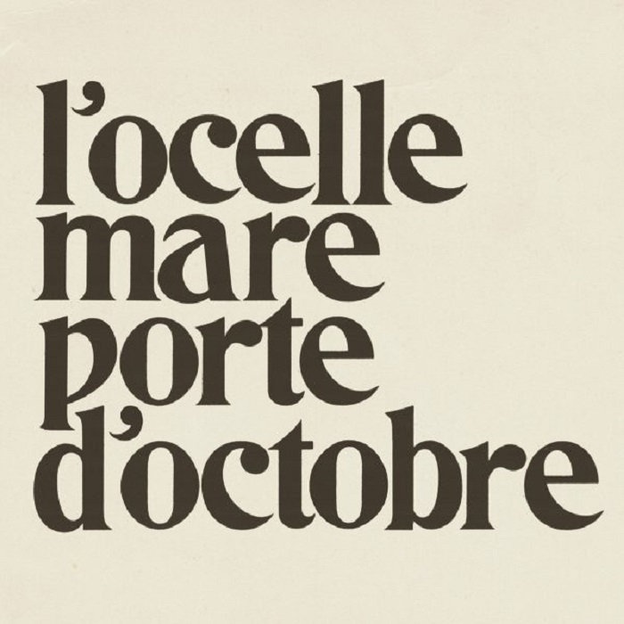 l'ocelle mare — Porte d'octobre release artwork