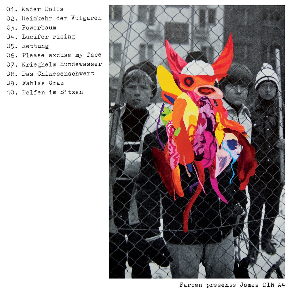 Farben & James DIN A4 — Farben presents James DIN A4 release artwork