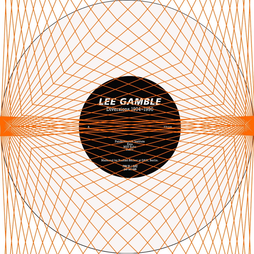 Lee Gamble — Diversions 1994-1996 release artwork