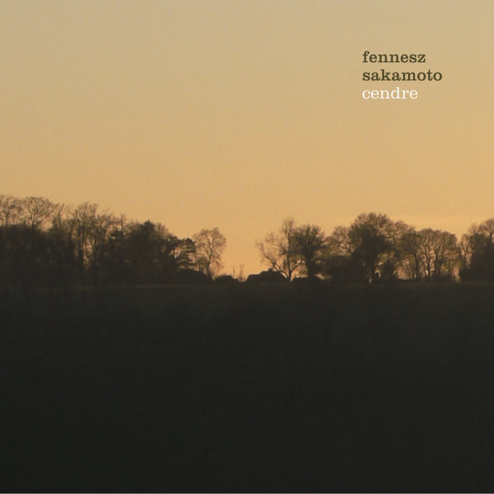 fennesz sakamoto — Cendre release artwork