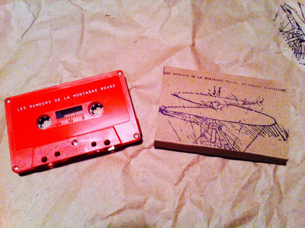 Stefan Christoff & Joseph Sannicandro — les rumeurs de la montagne rouge, en chœur, convergent release artwork