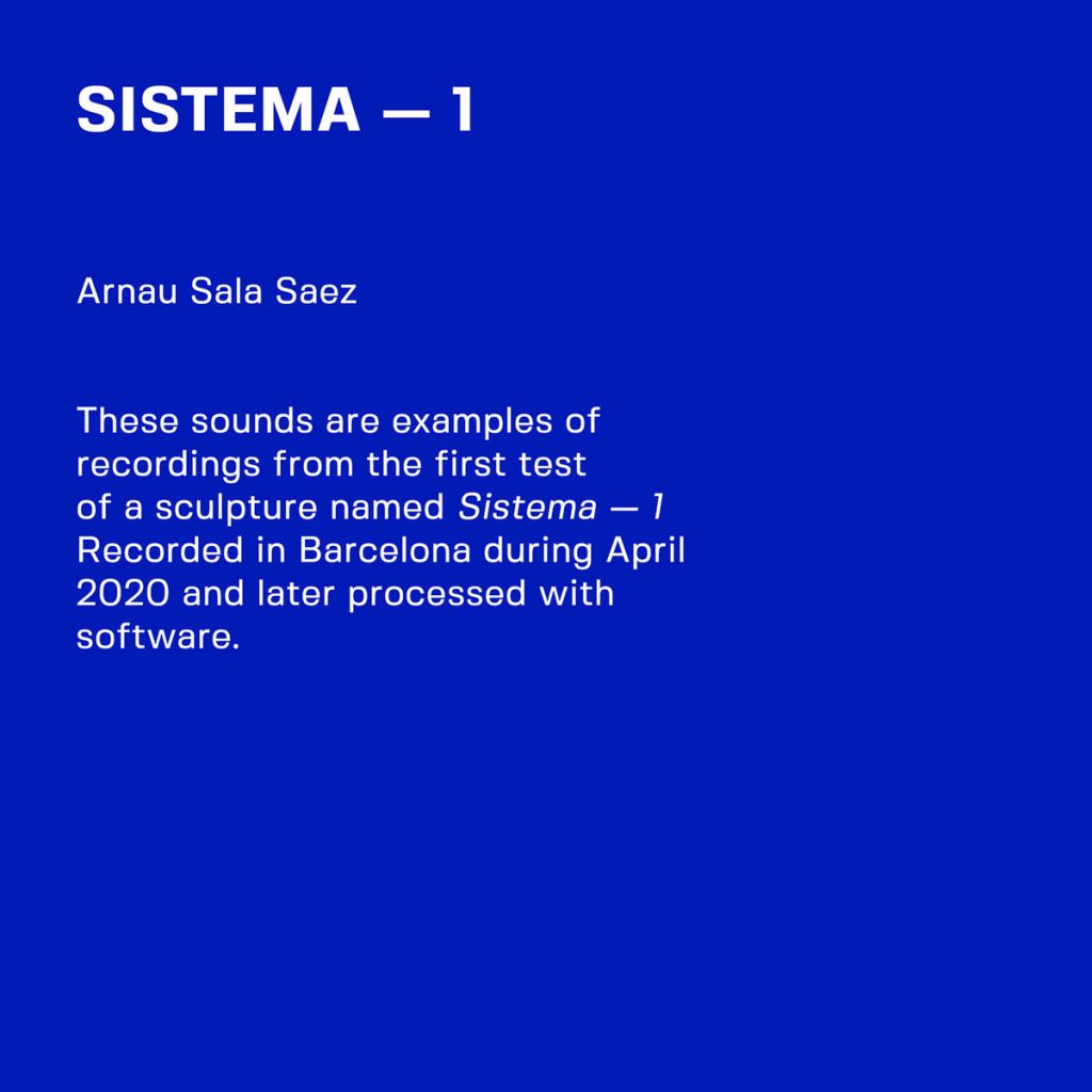Arnau Sala Saez — Sistema — 1 release artwork