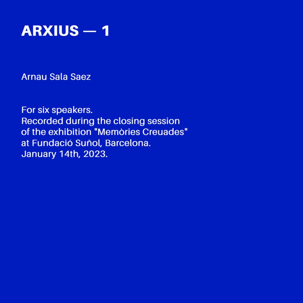Arnau  Sala Saez — Arxius — 1 release artwork