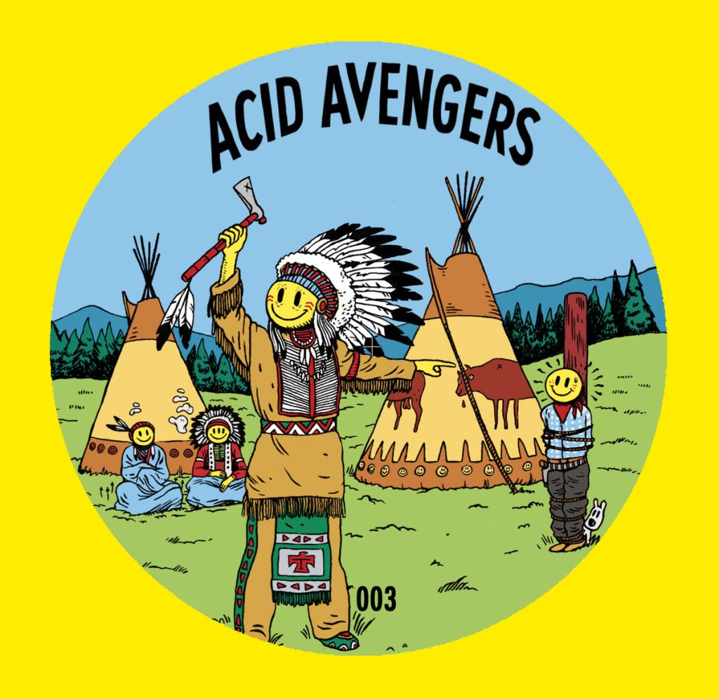 Umwelt / v_3.378 — Acid Avengers 003 release artwork