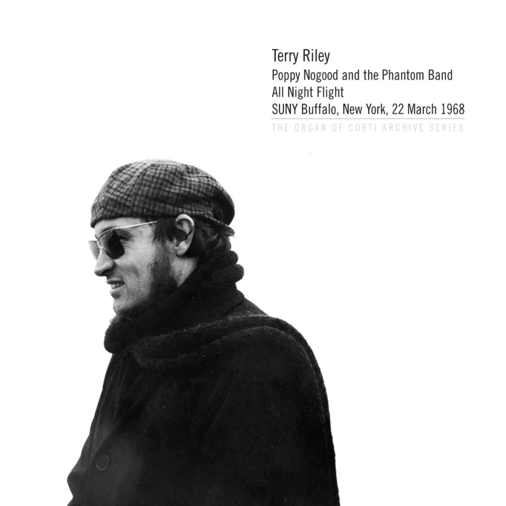 Terry Riley — Poppy Nogood and the Phantom Band All Night Flight release artwork