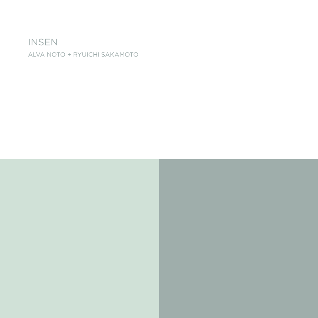 Alva Noto + Ryuichi Sakamoto — Insen release artwork