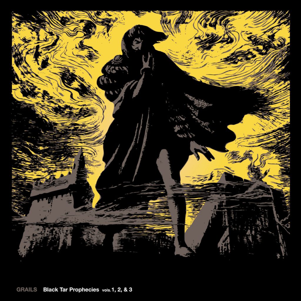 Grails — Black Tar Prophecies Vols. 1, 2, & 3 release artwork
