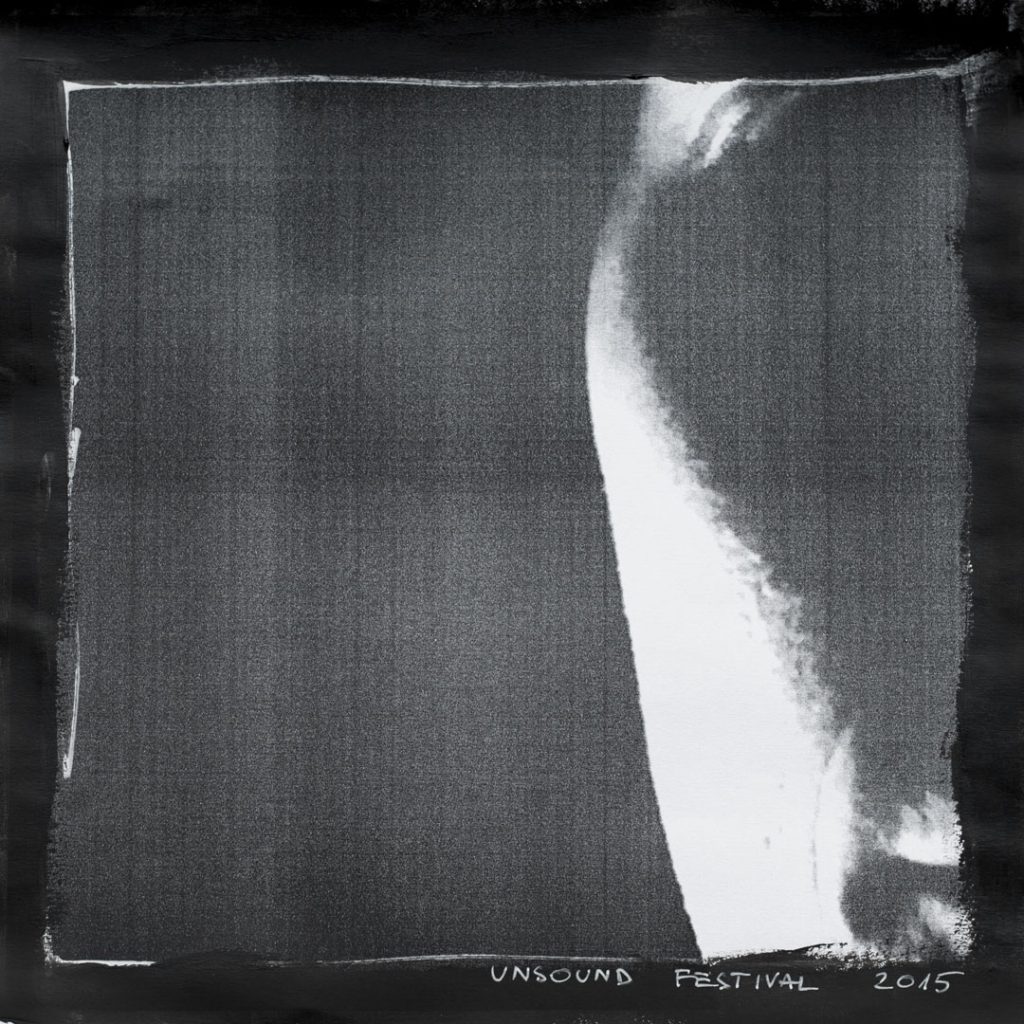 Unsound 2015 / Artist portrait obscured by Piotr Jakubowicz