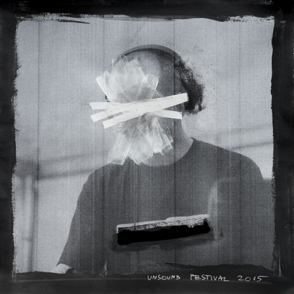 Unsound 2015 / Artist portrait obscured by Piotr Jakubowicz