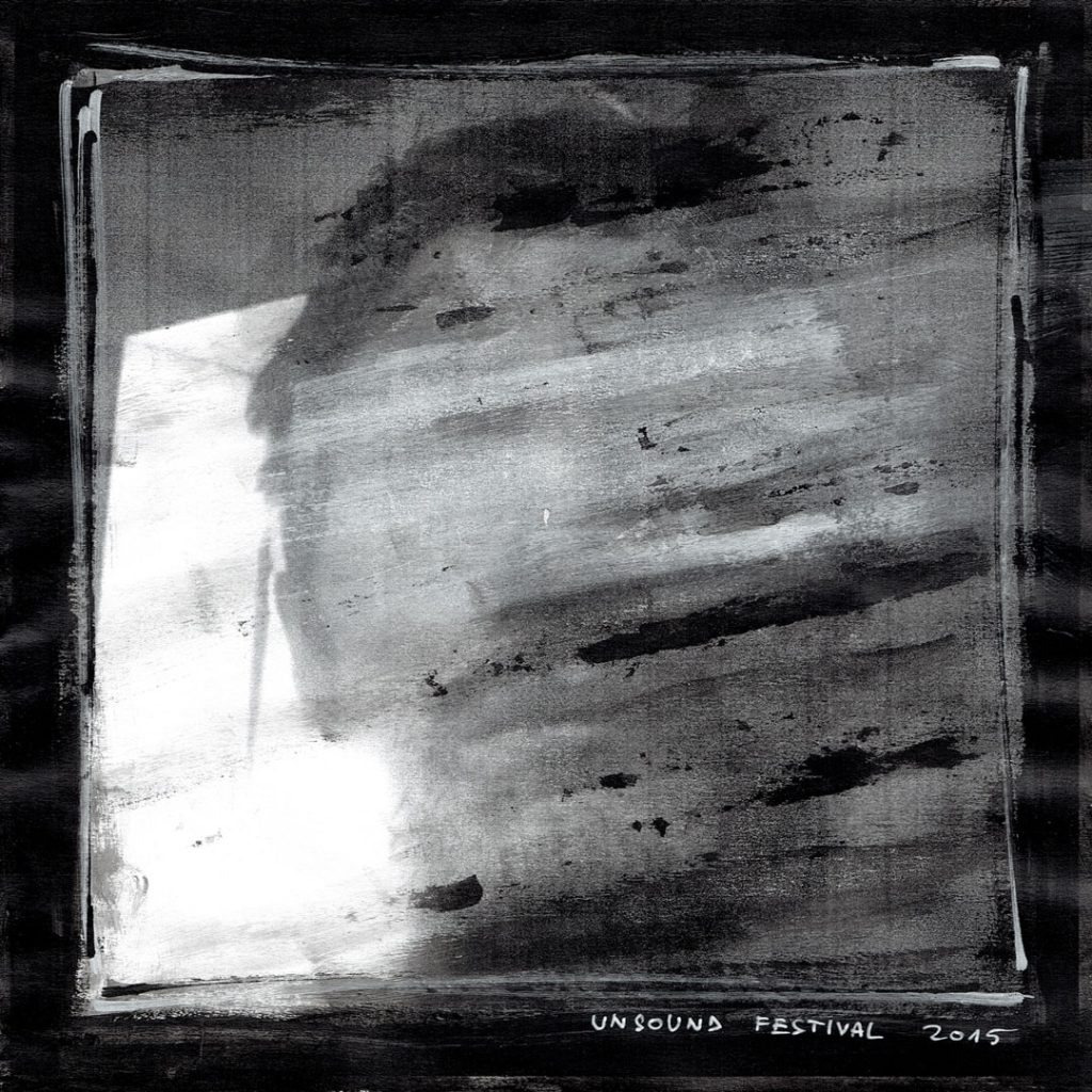 Unsound 2015 / Artist portrait obscured by Piotr Jakubowicz