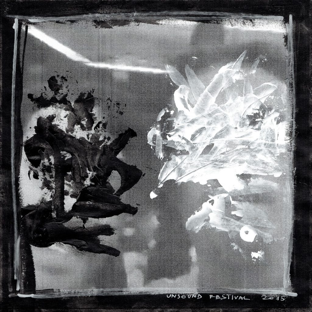 Unsound 2015 / Artist portrait obscured by Piotr Jakubowicz