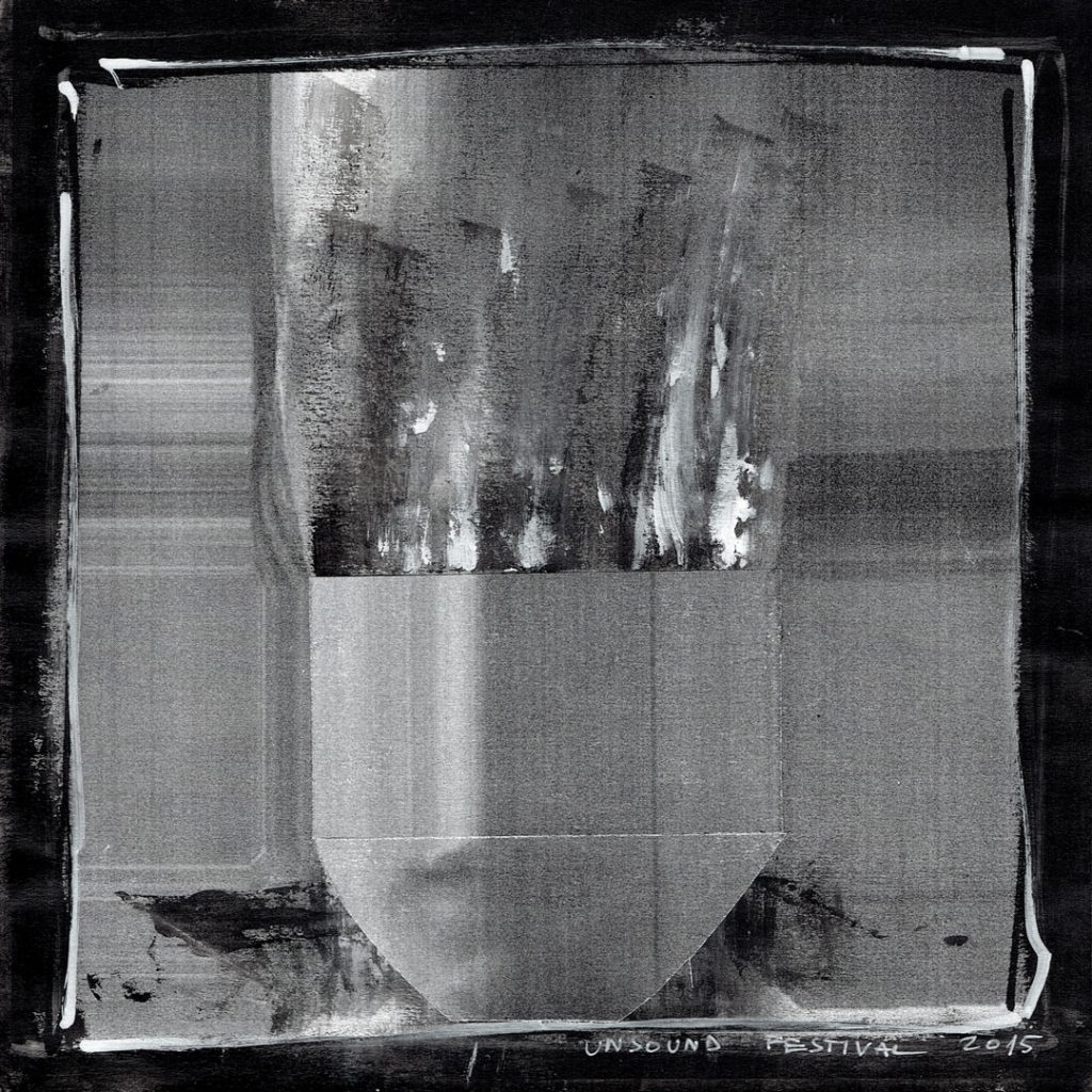 Unsound 2015 / Artist portrait obscured by Piotr Jakubowicz
