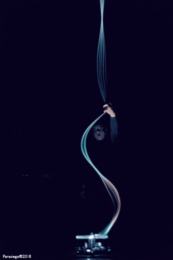 Michela Pelusio / L.E.V. Festival 2018 / Animated photograph: Óscar Parasiego