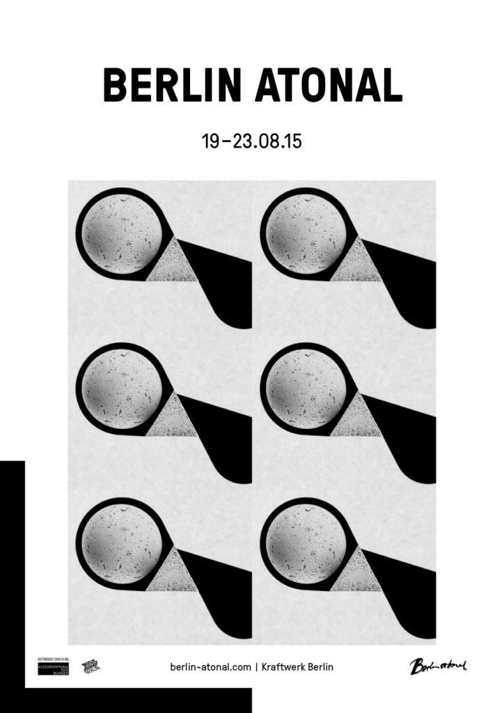 Berlin Atonal 2015 / Official festival poster