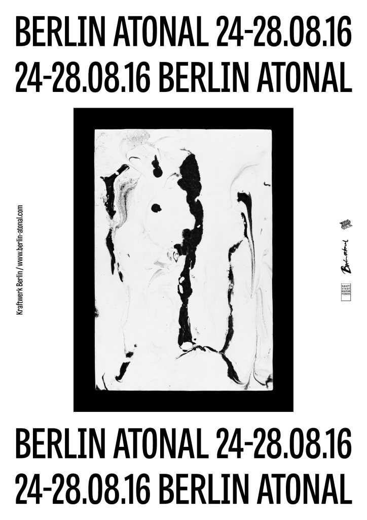 Berlin Atonal 2016 / Official festival poster