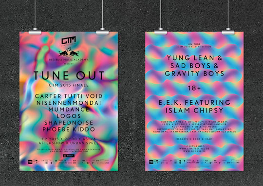CTM 2015 / Un Tune / Festival visual identity by Vojd