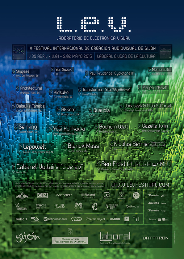 L.E.V. Gijon 2015 / Official festival poster