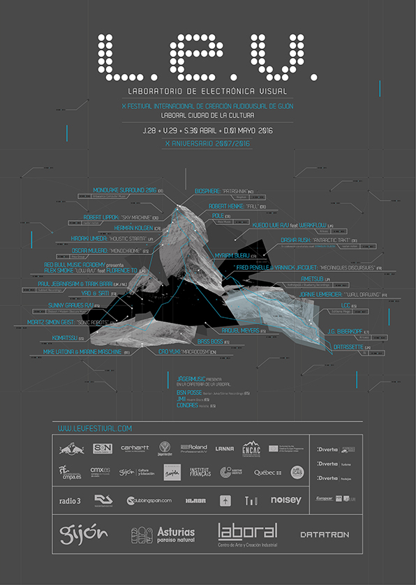 L.E.V. Gijon 2016 / Official festival poster