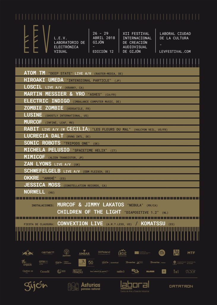 L.E.V. Gijon 2018 / Official festival poster