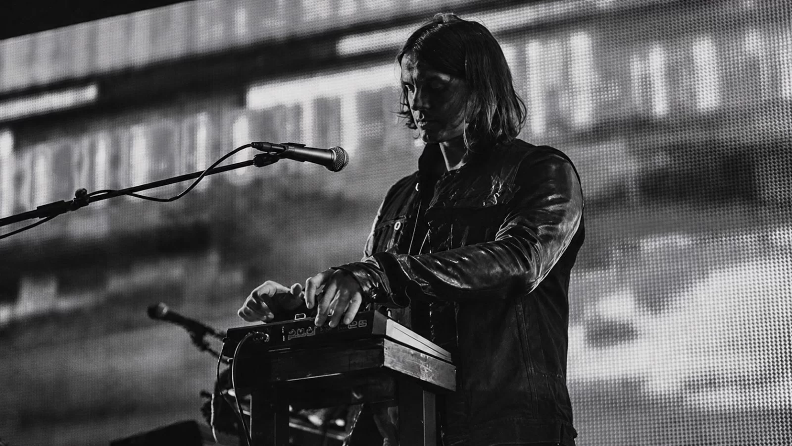 Alessandro Cortini performing