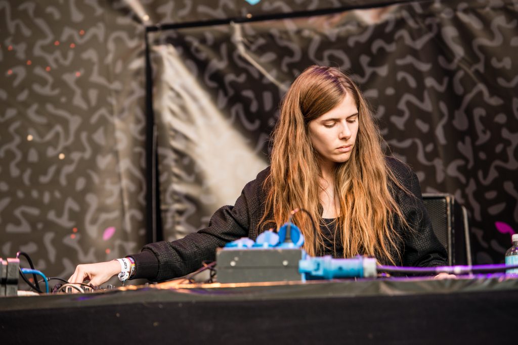 Laurel Halo performing at Open Source Festival in Düsseldorf, June 2015