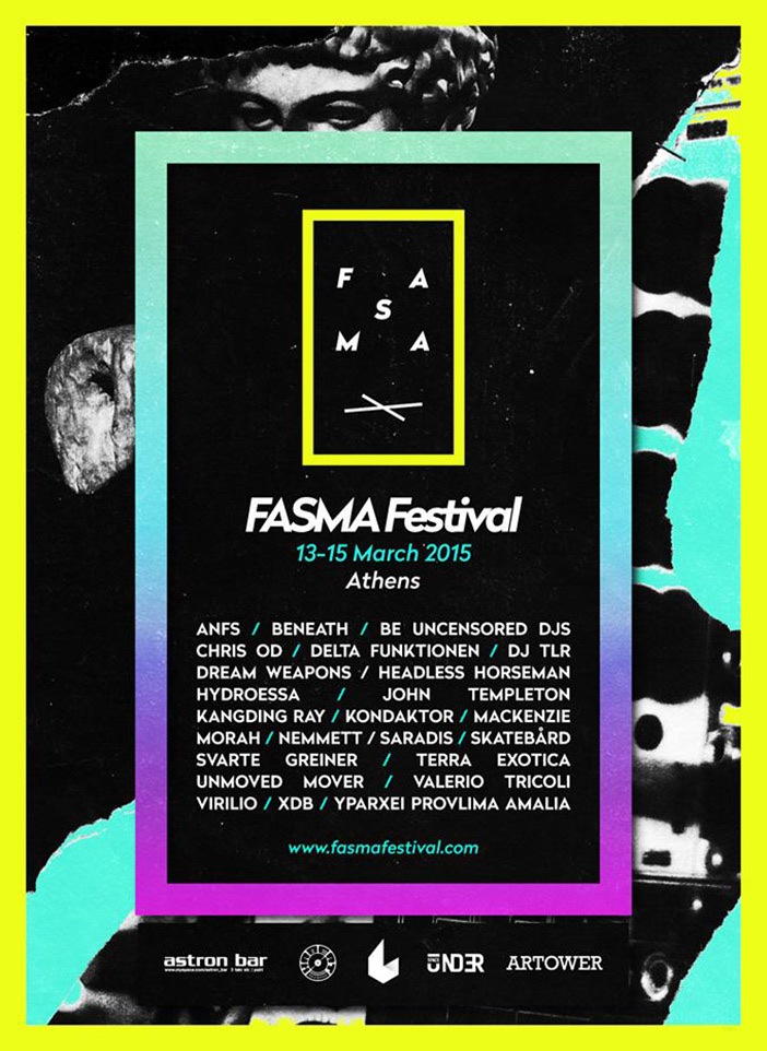 The original FASMA Festival 2015 programme poster
