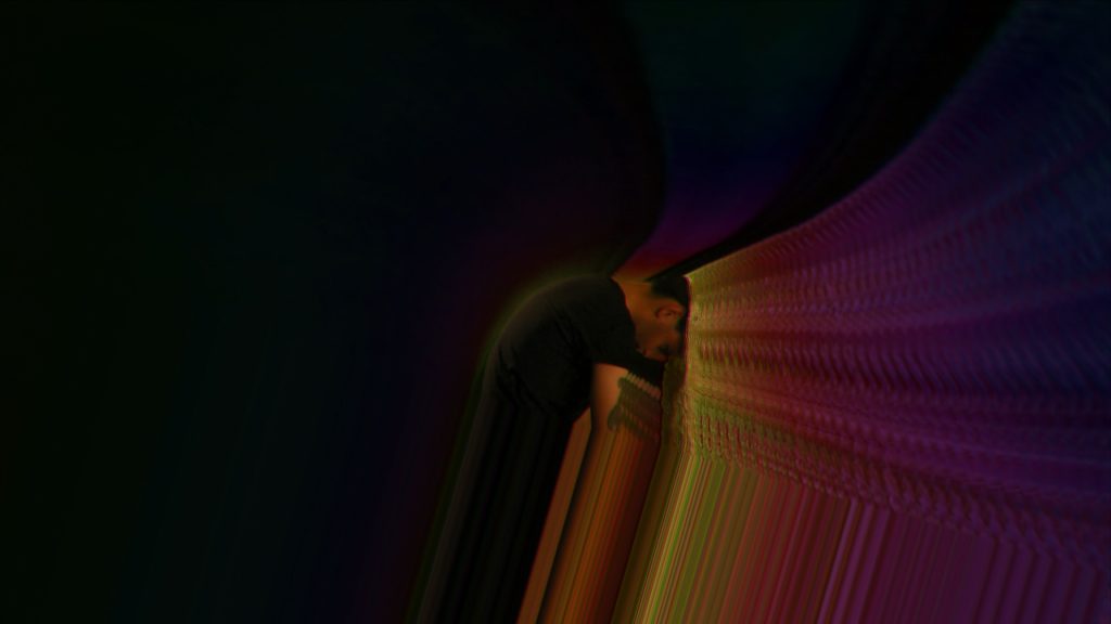 Peder Mannerfelt in an experimental artist image