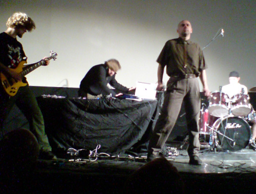 Allerseelen and Sal Solaris performing together in Nizhny Novgorod