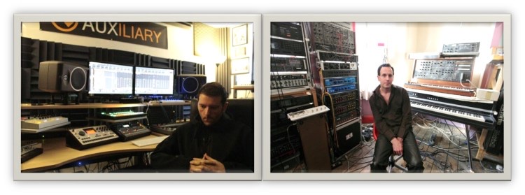 Separate studio photographs of ASC and Ulrich Schnauss