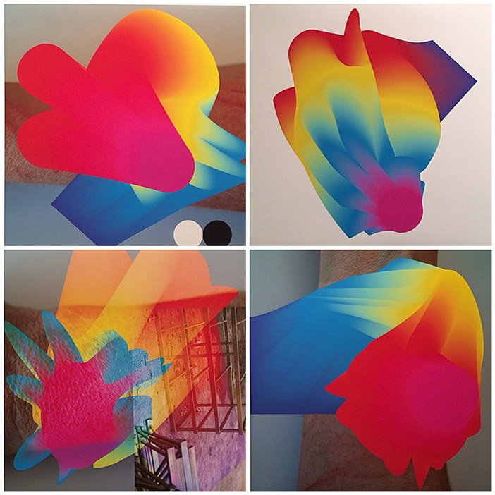 Four colourful prints from Mark Fell’s Vertex at Infinity