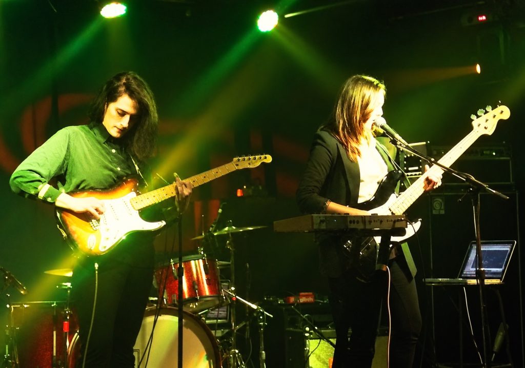 Camella Lobo and Taylor Burch performing as Tropic of Cancer