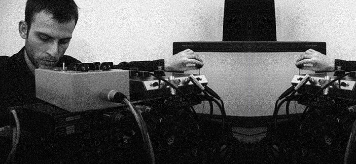 Valerio Tricoli at work · Press photograph