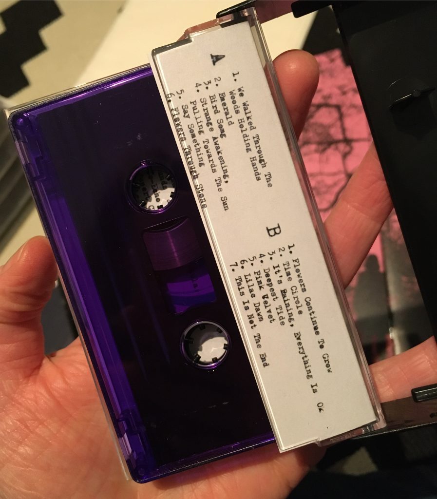 Paper Dollhouse — The Walled Garden, cassette and printed tracklist