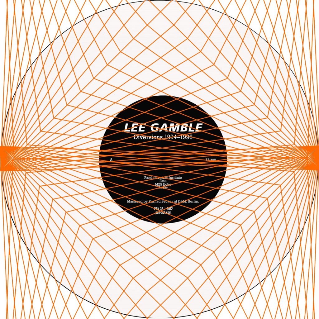 Lee Gamble — Diversions 1994-1996 release artwork