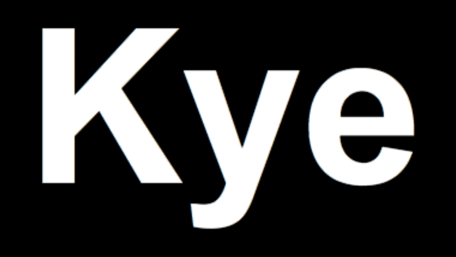 Kye original label wordmark.